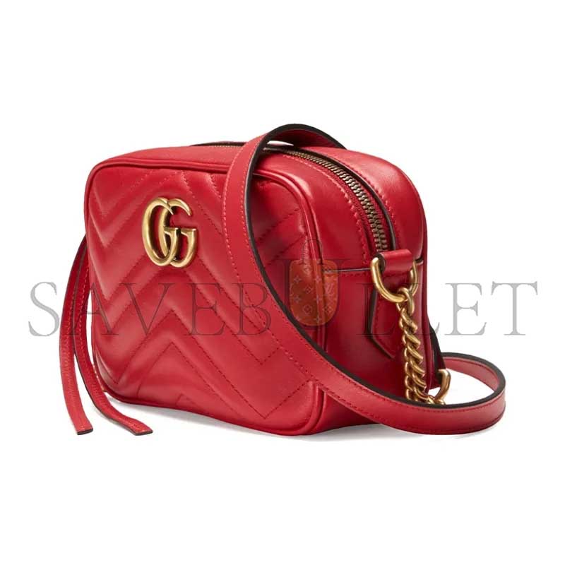 GUCCI GG MARMONT MINI CAMERA BAG 448065 (18*12*6cm)